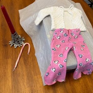 American Girl Doll Cardigan and Bell Bottom outfit